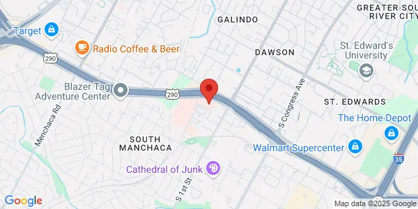 Map of 4007 James Casey St Ste A200 Austin, TX 78745