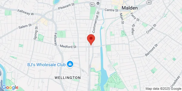 Map of 277 Commercial St Malden, MA 02148