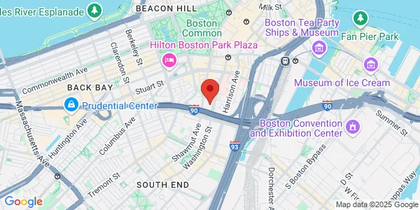 Map of 885 Washington St Ste 1 Boston, MA 02111