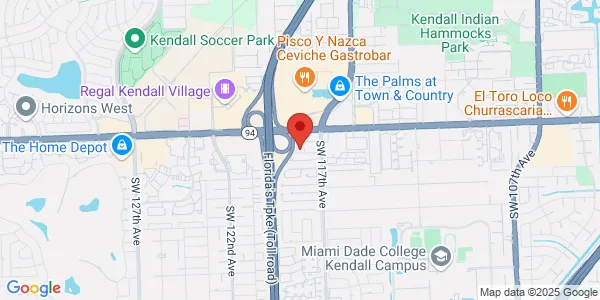 Map of 11801 SW 90th St Ste 102 Miami, FL 33186
