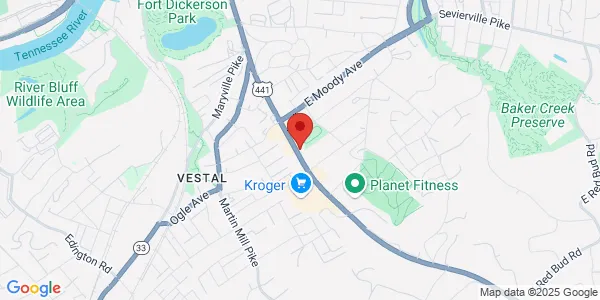 Map of 4206 Chapman Hwy Knoxville, TN 37920
