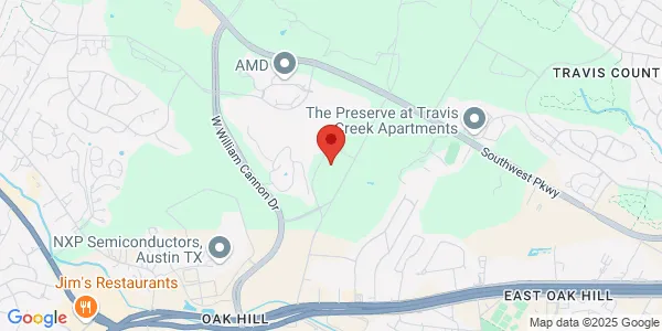 Map of 5625 Eiger Rd Ste 110 Austin, TX 78735