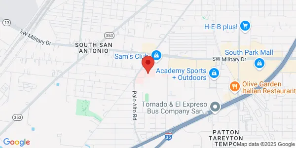 Map of 94 Briggs Ave Ste 100 San Antonio, TX 78224