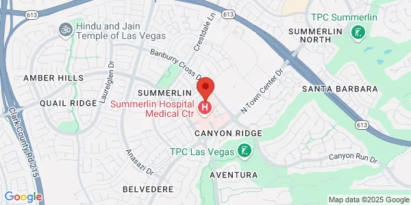 Map of 10105 Banburry Cross Dr Las Vegas, NV 89144