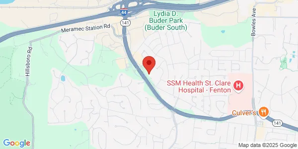 Map of 1823 Smizer Station Rd Fenton, MO 63026