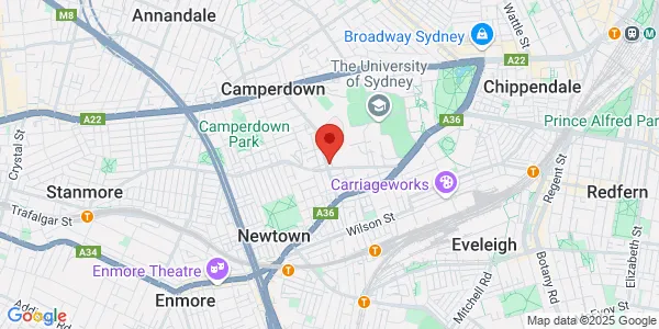 Map of 100 Carillon Ave #4 Newtown New South Wales 2042 Australia