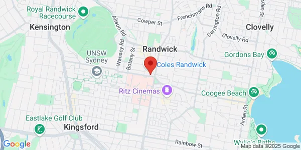 Map of Level 1 High St Wales Medical Centre Randwick New South Wales 2031 Australia