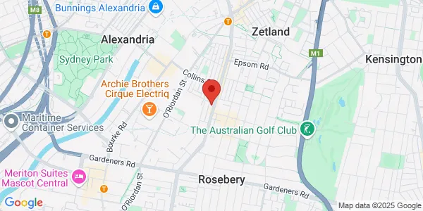 Map of 540 Botany Rd Shop 2 Alexandria New South Wales 2015 Australia