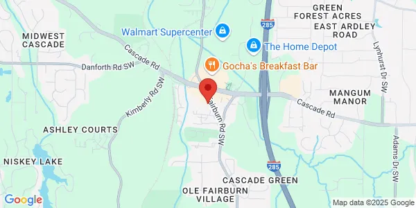 Map of 1195 Fairburn Rd SW Ste 150 Atlanta, GA 30331