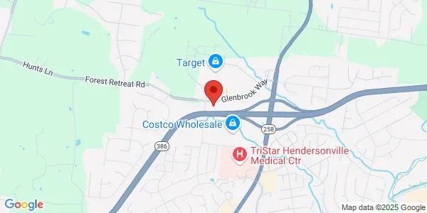 Map of 1047 Glenbrook Way Ste 110 Hendersonville, TN 37075