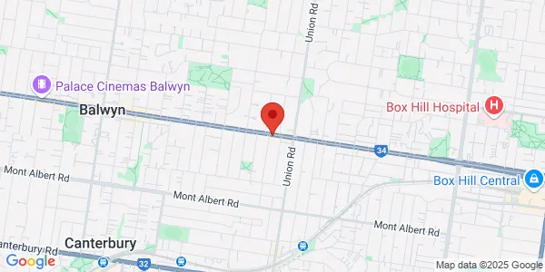 Map of 2/486 Whitehorse Rd Surrey Hills Victoria 3127 Australia