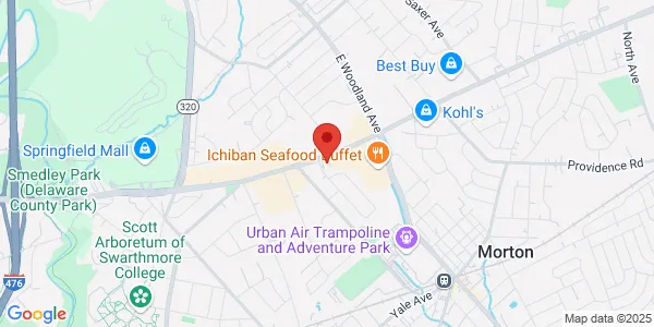 Map of 891 Baltimore Pike Springfield, PA 19064