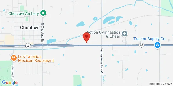 Map of 15679 NE 23rd St Choctaw, OK 73020