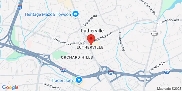 Map of 1407 York Rd Ste 309 Lutherville, MD 21093