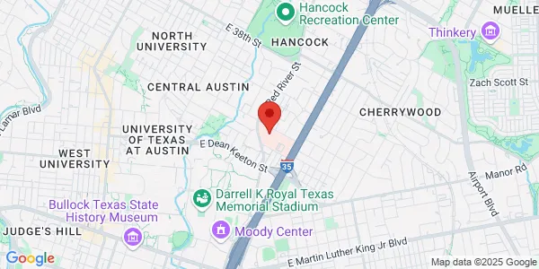 Map of 919 E 32nd St Austin, TX 78705