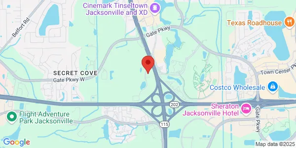 Map of 8767 Perimeter Park Blvd Jacksonville, FL 32216