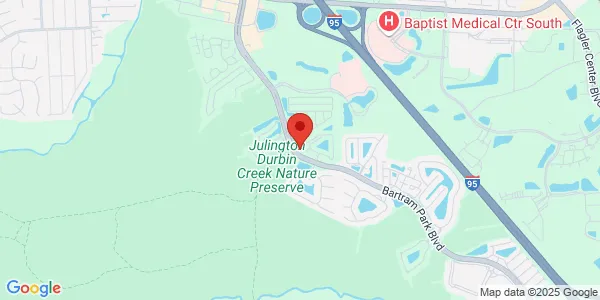 Map of 13241 Bartram Park Blvd Ste 101 Jacksonville, FL 32258