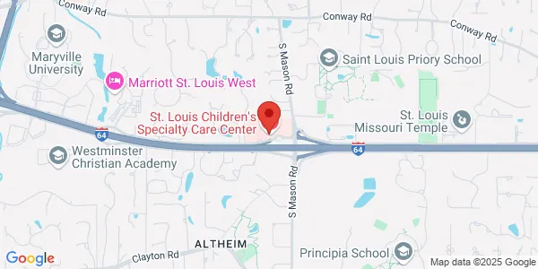 Map of 13001 N Outer Forty Rd Town and Country, MO 63017