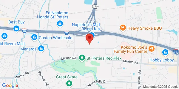Map of 5200 Executive Centre Pkwy Ste 400 Saint Peters, MO 63376