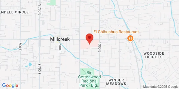 Map of 1200 E 3900th S Ste 10 Salt Lake City, UT 84124