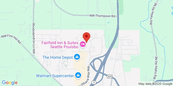 Map of 22180 Olympic College Way NW Ste 101 Poulsbo, WA 98370