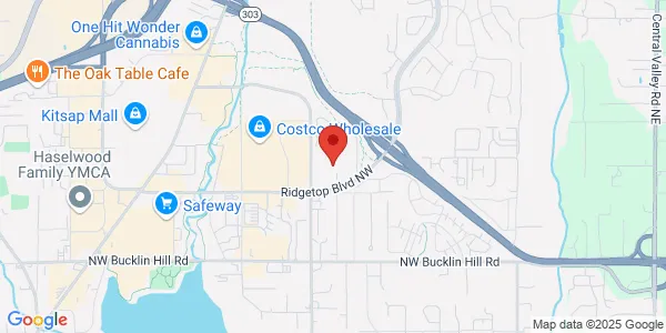 Map of 1800 NW Myhre Rd Silverdale, WA 98383