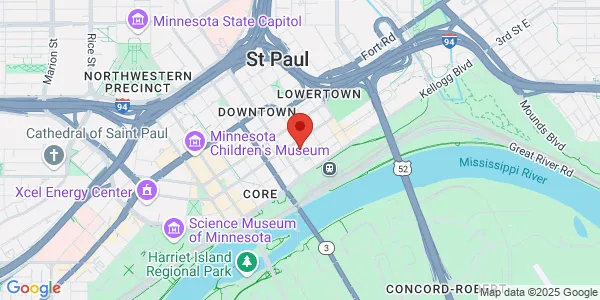 Map of 190 5th St E Ste 250 Saint Paul, MN 55101