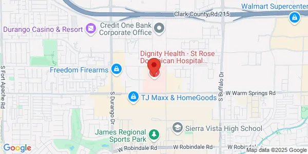 Map of 8280 W Warm Springs Rd Las Vegas, NV 89113