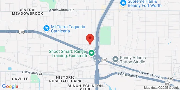 Map of 6001 Rich St Fort Worth, TX 76112