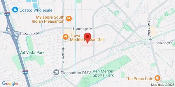 Map of 5568 Gibraltar Dr Pleasanton, CA 94588