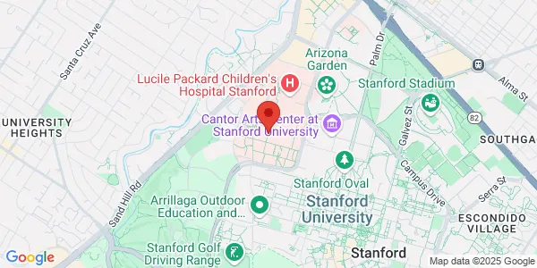 Map of 300 Pasteur Dr Palo Alto, CA 94304