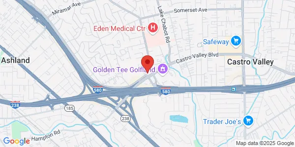 Map of 20642 John Dr Castro Valley Castro Valley, CA 94546