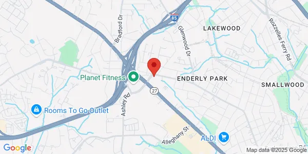 Map of 4001 Tuckaseegee Rd Charlotte, NC 28208