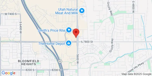 Map of 7724 5600th W Ste 102 West Jordan, UT 84081