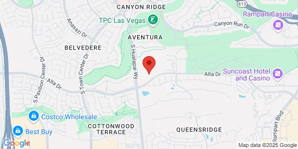 Map of 10040 Alta Dr Ste 170 Las Vegas, NV 89145
