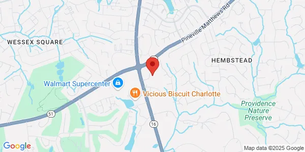 Map of 8035 Providence Rd Ste 340 Charlotte, NC 28277