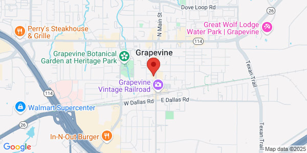 Map of 520 S Main St Ste 301 Grapevine, TX 76051
