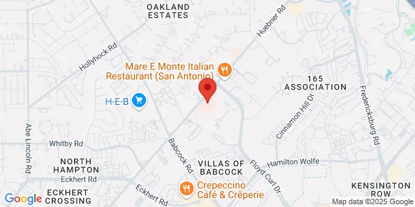Map of 9150 Huebner Rd Ste 195 San Antonio, TX 78240