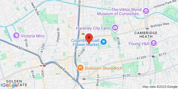 Map of 3 Strouts Pl Shoreditch London E2 7QU United Kingdom