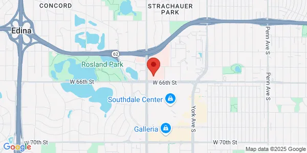 Map of 6545 France Ave S Ste 125 Minneapolis, MN 55435