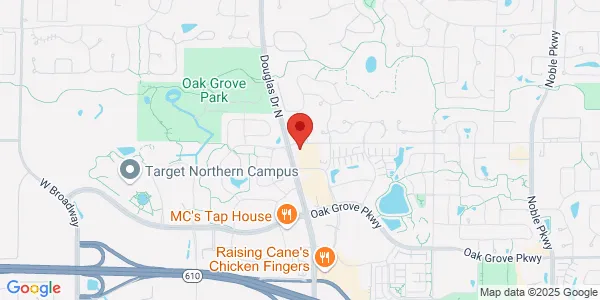 Map of 10000 Zane Ave N Minneapolis, MN 55443