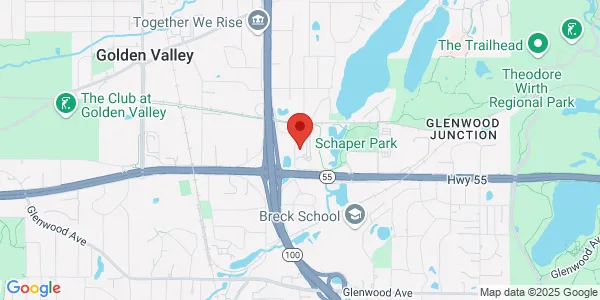 Map of 604 Lilac Dr N Golden Valley, MN 55422