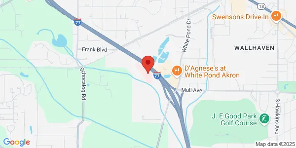 Map of 1 Park W Blvd Ste 130 Akron, OH 44320