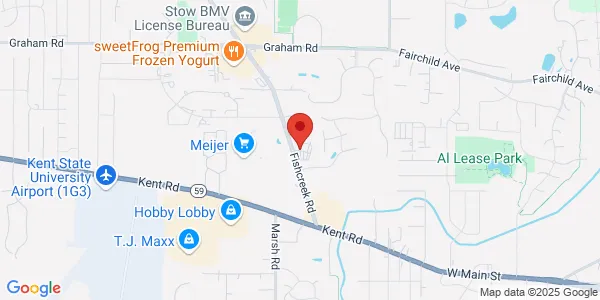 Map of 3825 Fishcreek Rd Kent, OH 44240