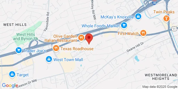 Map of 7211 Wellington Dr Knoxville, TN 37919