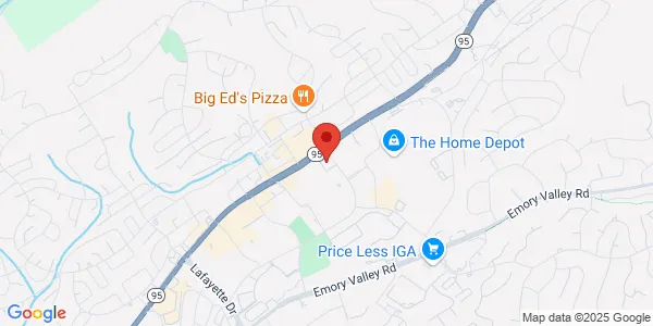 Map of 801 Oak Ridge Tpke Oak Ridge, TN 37830