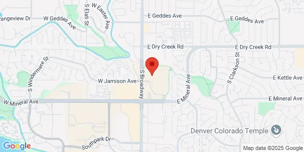 Map of 7730 S Broadway Littleton, CO 80122