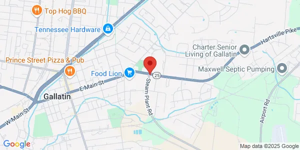 Map of 555 Hartsville Pike Gallatin, TN 37066