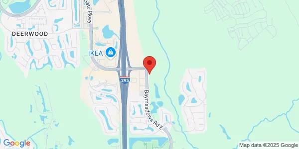 Map of 7711 Baymeadows Rd E Ste 6 Jacksonville, FL 32256