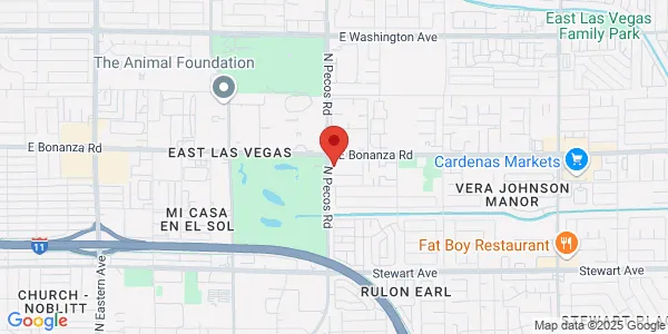 Map of 3551 E Bonanza Rd Ste 107 Las Vegas, NV 89110